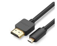 UGREEN HD127 Kabel micro HDMI - HDMI 4K 3D 1m czarny - 1489024 - zdjęcie 1